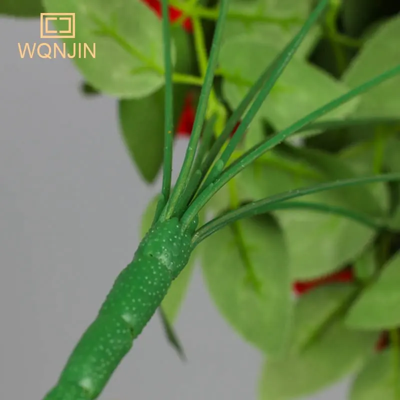 9 Köpfe lila künstliche Blumen Heimdekoration 9 Farben Schönheit Seide gefälschte Blume speziell für Hochzeit und Festival Dekoration – Detail 12