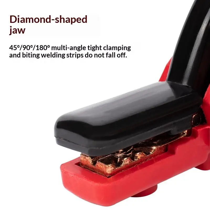 Pince de maintien à mâchoire lourde en cuivre, avec poignée souple, porte-électrode de soudage 300 AMP pour soudeur Arc MMA, 1 pièce
