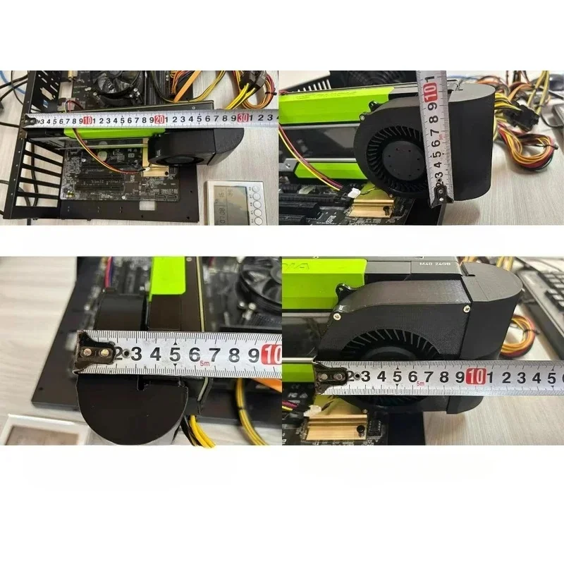 Enhanced Active Cooling Assembly for NVIDIA Tesla P100 P40 M40 K80 V100 Graphics Card