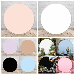 Round Photography Backdrop Cloth Cover Wedding Birthday Party Baby Shower Decoration Photo Backdrop Circle Background