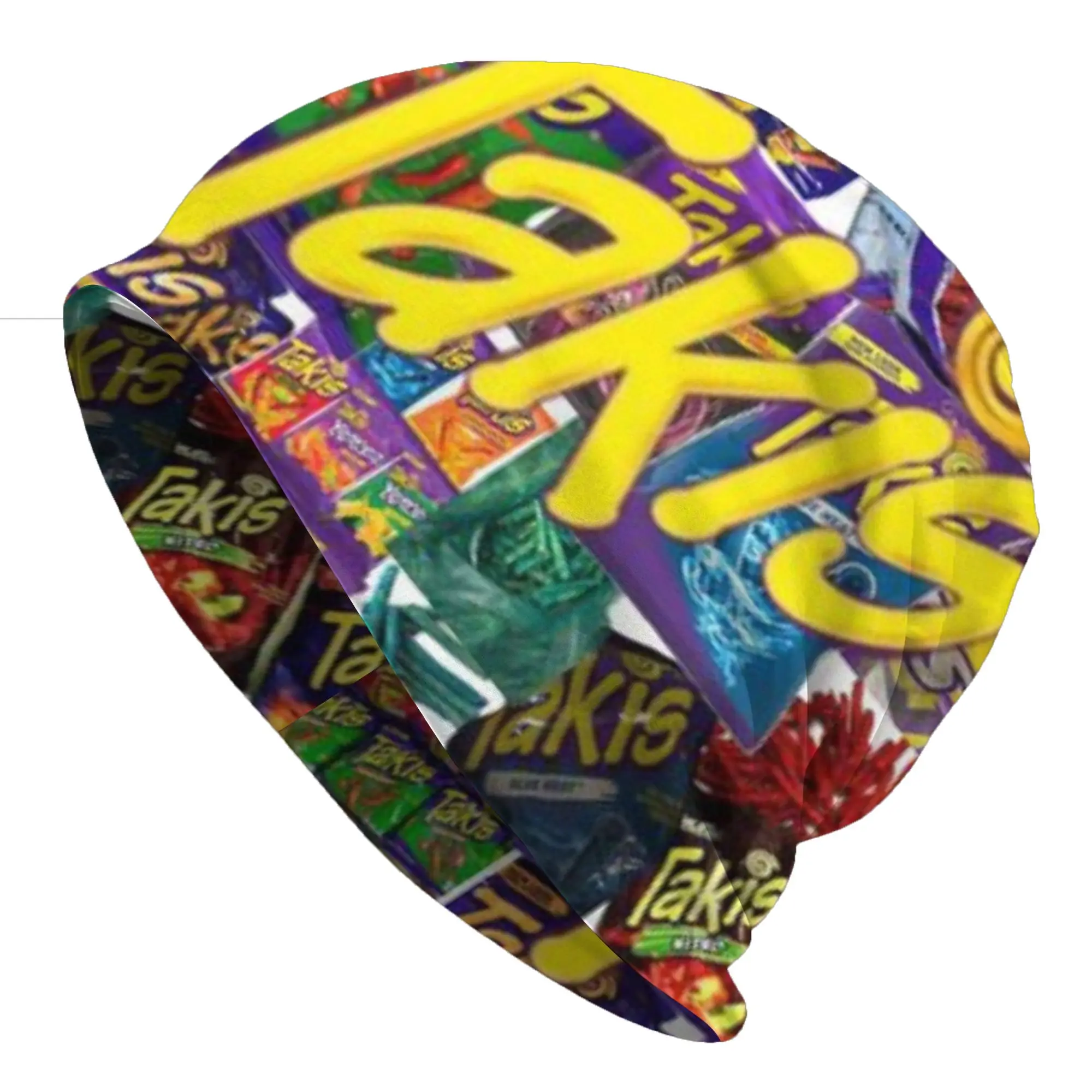 Spicy Snack Mix With Heat Autumn Spring Caps For Men Women Takis Beanies Ski Caps Soft Bonnet Hats Skullies & Beanies Hat