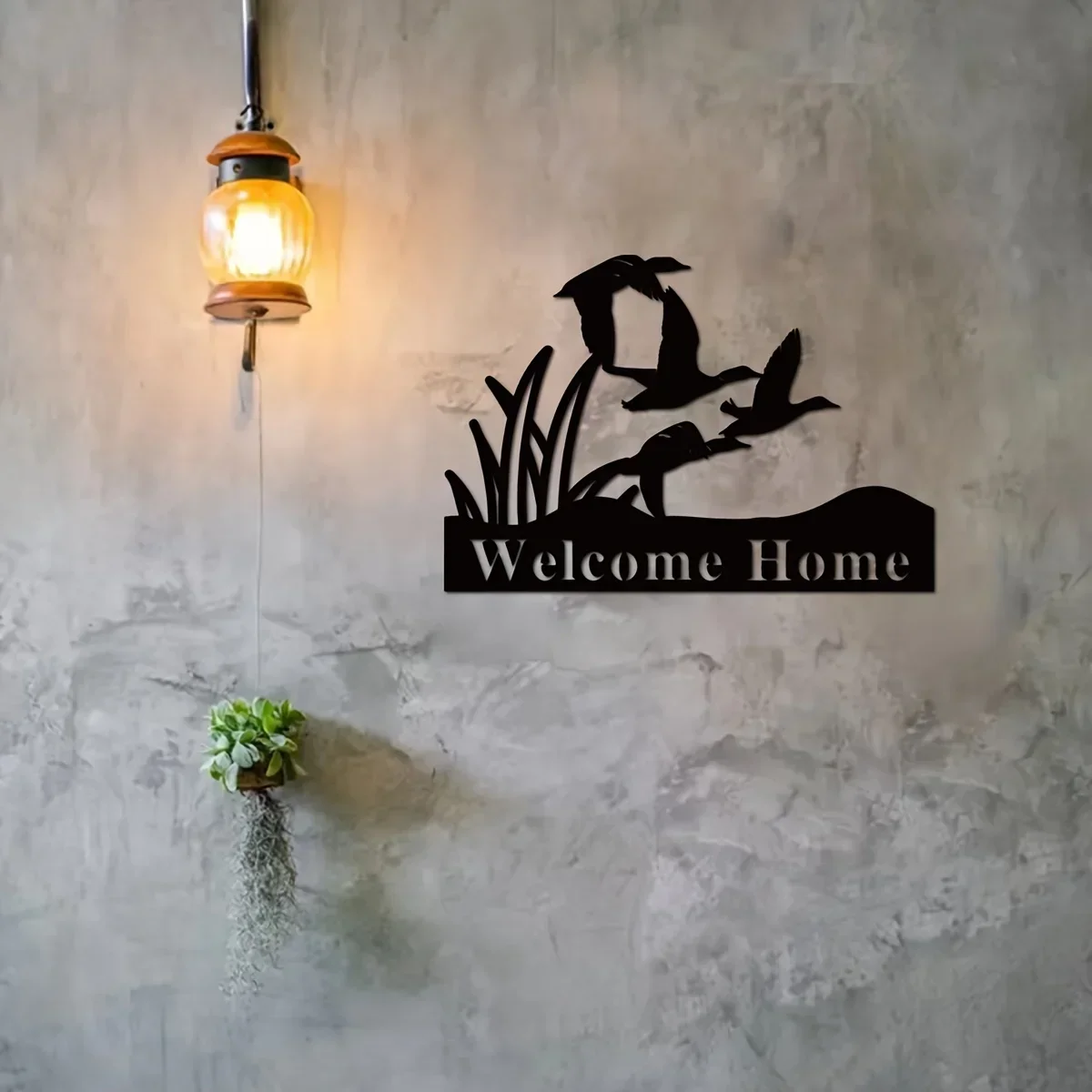 

1pc Welcome Metal Sign ~ Outdoor Metal Sign, Last Name Sign, Black Metal , Gift For Couple, Door Hanger Sign