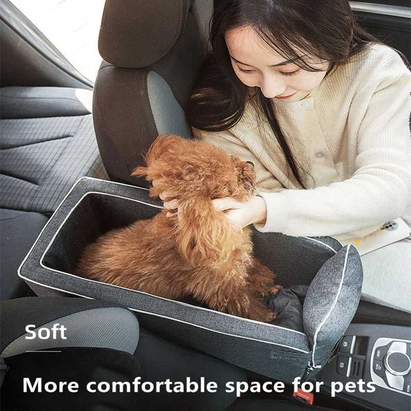 Car Pet Storage Bag Car Cat and Dog Cushion Travel Finishing Pet Adjustable Thickening Multi-functional Anti-dirty Car Interior