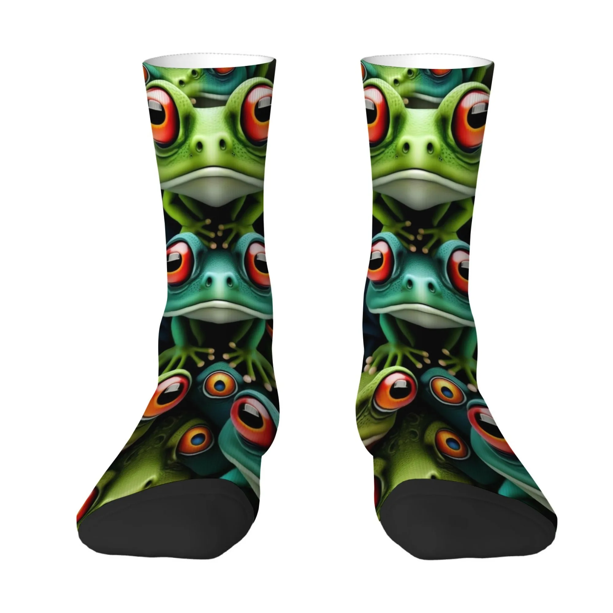 Red-eyed Tree Frog Socks Durable Lightweight Smooth Men's Commuting City Walks Music Festivals Novel Funny Fashion Festive Gifts