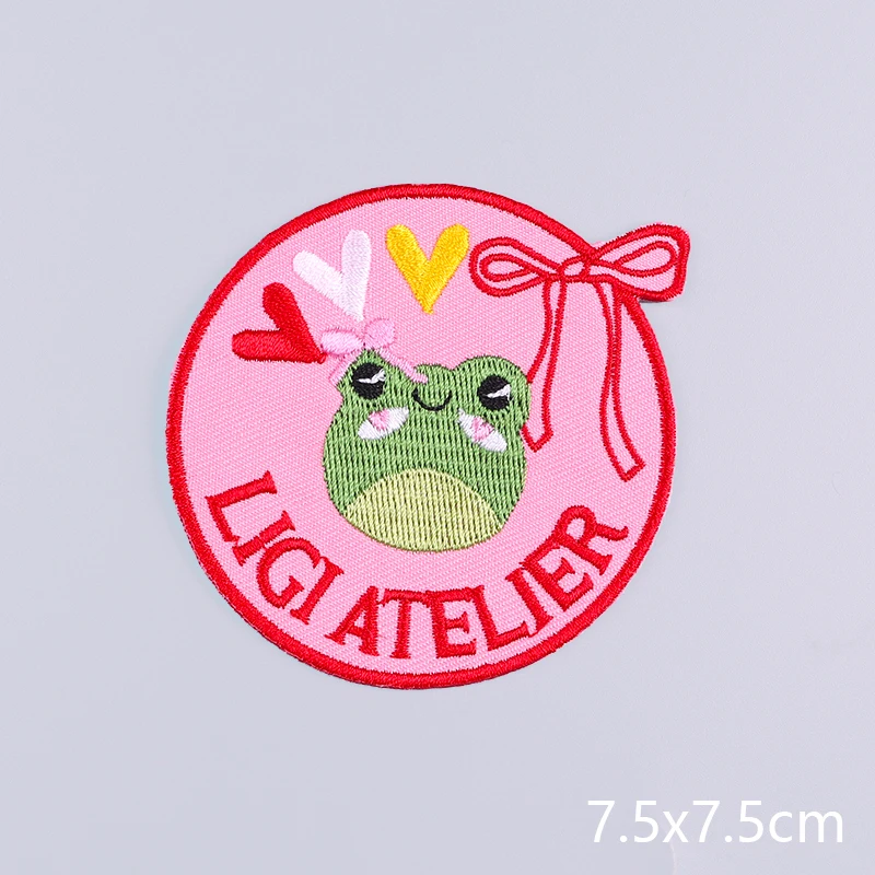 Pink Series Netherland Oeteldonk Emblem Embroidery Patches For Clothing Carnival New Style Oeteldonk Embroidery Patch On Clothes