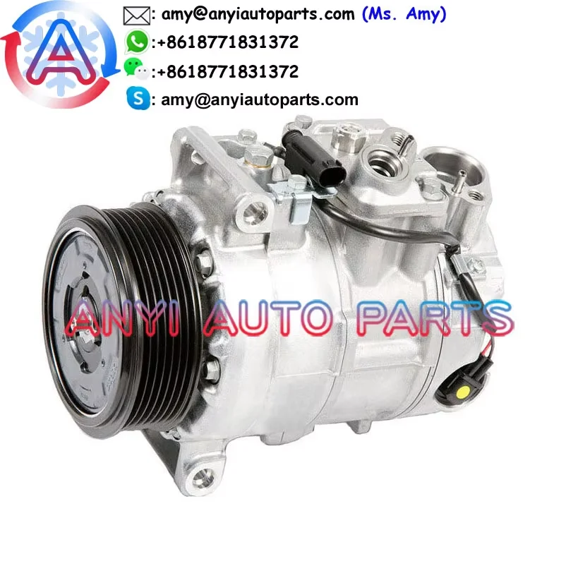 

China Factory COM651 denso 6SEU16C 7PK Auto ac compressor for Mercedes-Benz C E CLS CLASS W204 W212 W218 0012305111 0022303211