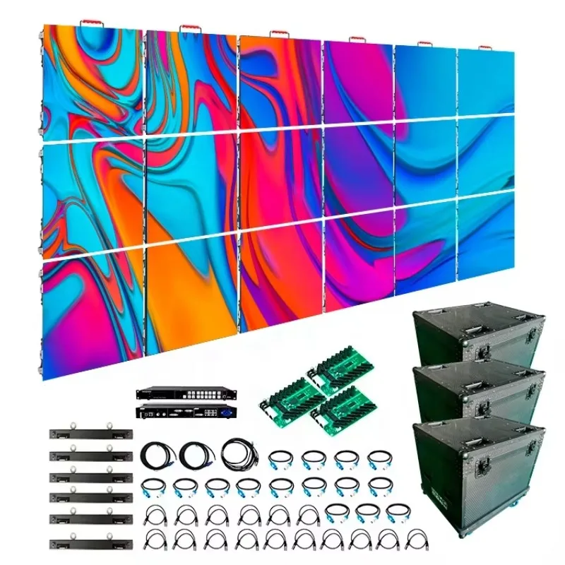 【High Quality】Full Color IP65 Waterproof Outdoor Rental LED Display With 5500cd Brightness 5-Year Warranty For Festivals