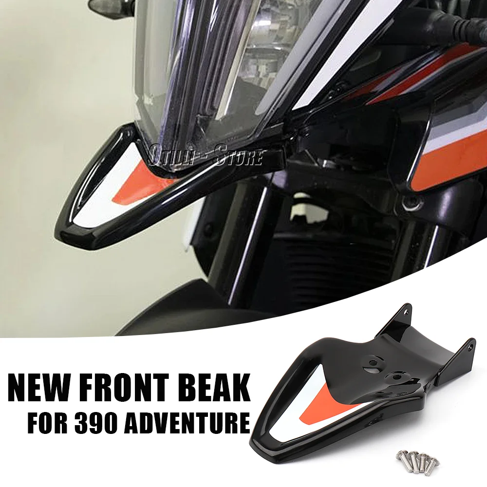 

Motorcycle Accessories Brand New Front Beak Fairing Front Wheel Extender Cover For 390 Adventure 390 ADVENTURE 390 ADV