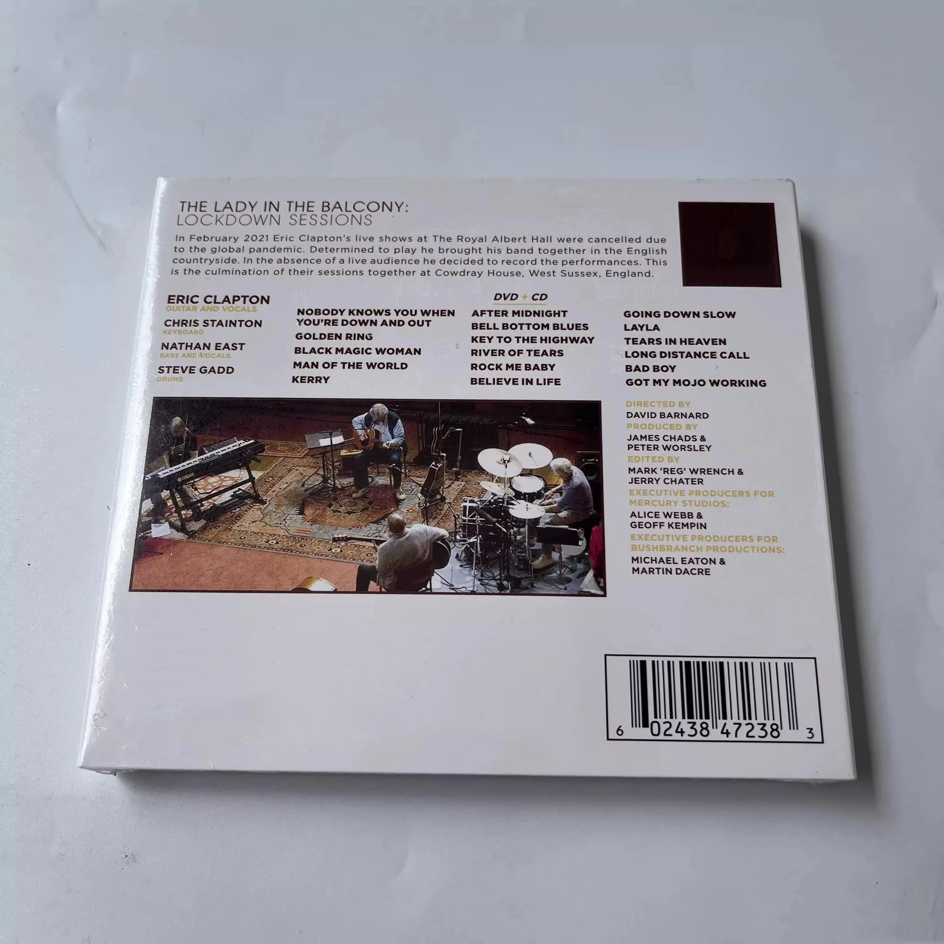 Eric Clapton Music CD The Lady In The Balcony Lockdown Sessions Album Music Record+DVD Cosplay Walkman Car Soundtracks Box Gifts