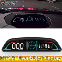 AD Car B3 OBD HUD G3 GPS HUD Head Up Display velocímetro Digital despertador de exceso de velocidad RPM voltaje medidor de temperatura del agua