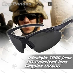 Ultraleve esportes óculos de sol polarizados para homens dirigindo óculos de sol militar masculino anti-uv óculos ao ar livre oculos de sol masculino