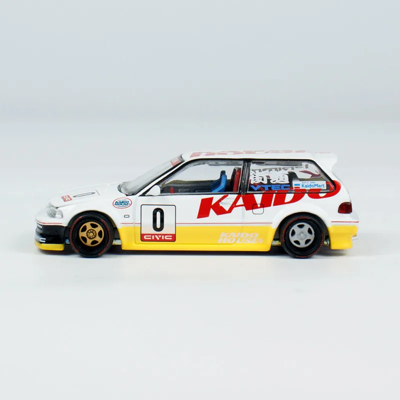 Diecast Kaido House MINIGT 1:64 Scale Honda Civic EF V1 Alloy Car Model