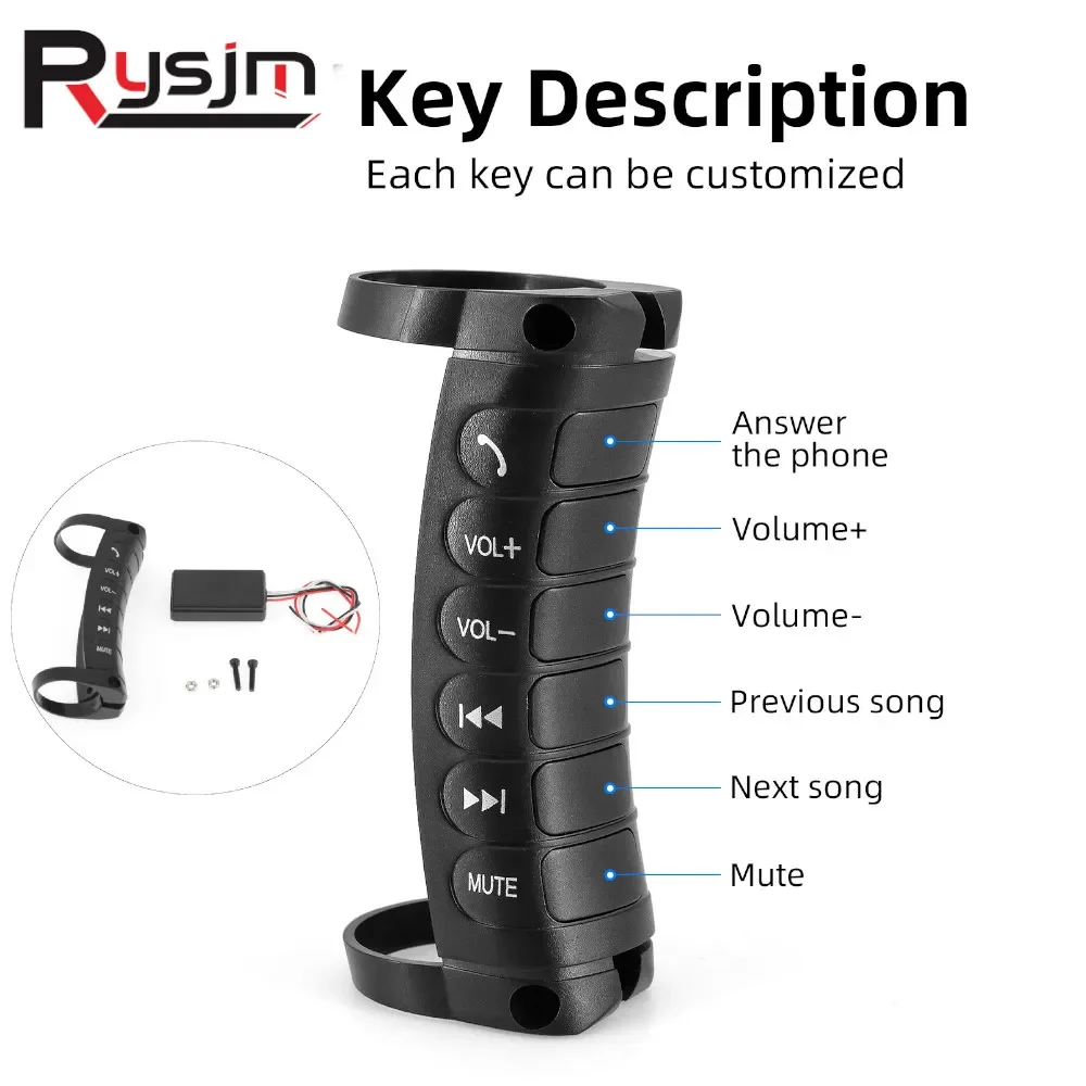 HD Universal Wireless Car Multi Steering Wheel Control Remote Controls Multi-function Button Car DVD Player GPS Navigation Radio