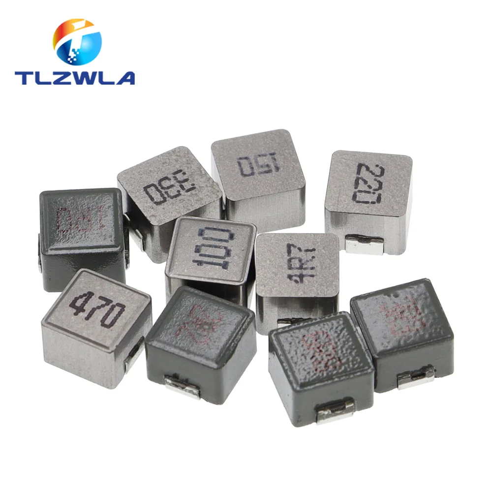 10PCS 0650 Molding Power Choke SMD Power Inductor 1UH 1.5UH 2.2UH 3.3UH 4.7UH 6.8UH 10UH 15UH 22UH 33UH 47UH 1R0 1R5 2R2 7X7X5MM