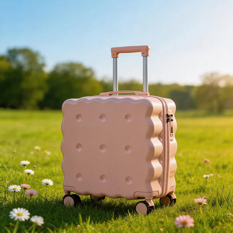 Maleta de Viaje Pequeña con Ruedas Giratorias, Gran Capacidad, Apta para Subir al Avión, con Candado de Combinación