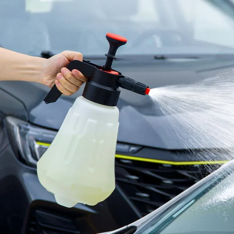 Car Wash Spray Bottle Foam Wash Sprayer Hand Pump Foam Sprayer Car Air Pressure Spray Washer Nozzle Can Auto Window Cleaning