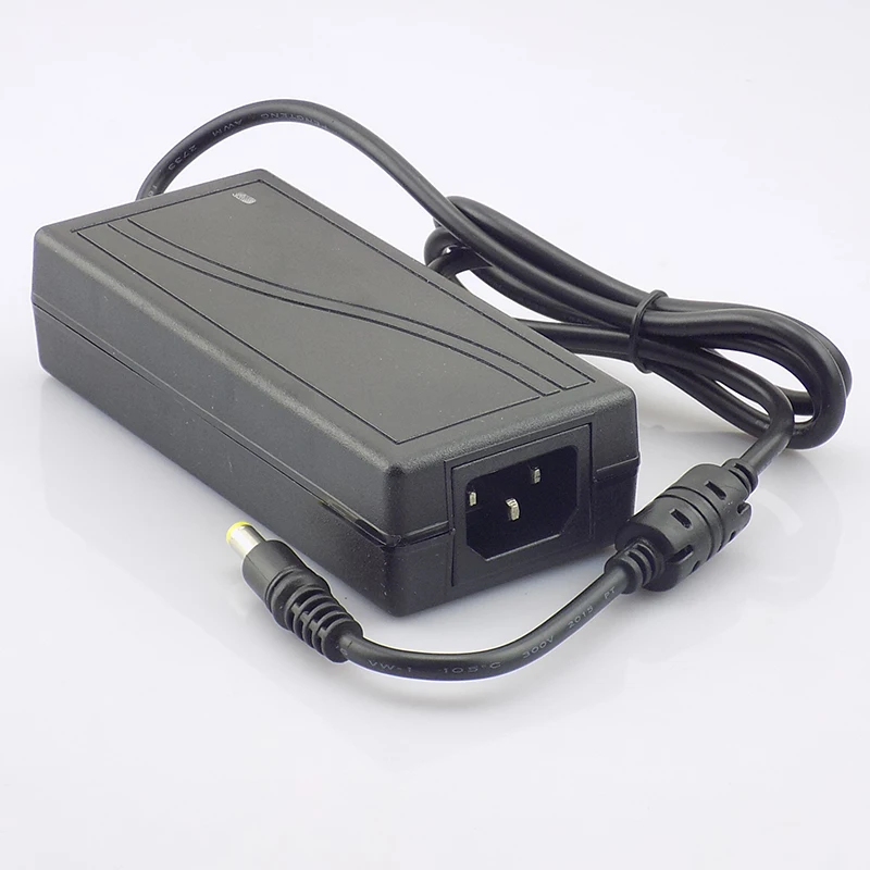 Interruptor transformador adaptador de alimentação, CCTV, DVR, Faixa de LED, RGB 5050, DC 12V, 5A, 110V -240V, câmera de vigilância