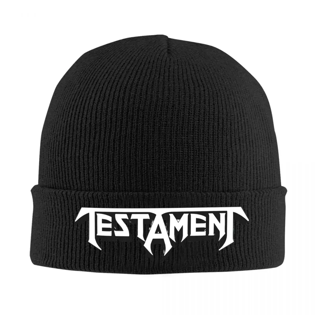 Testament Band Beanie Hat For Men Women Heavy Metal Band Winter Warm Skull Knitting Hat Cap