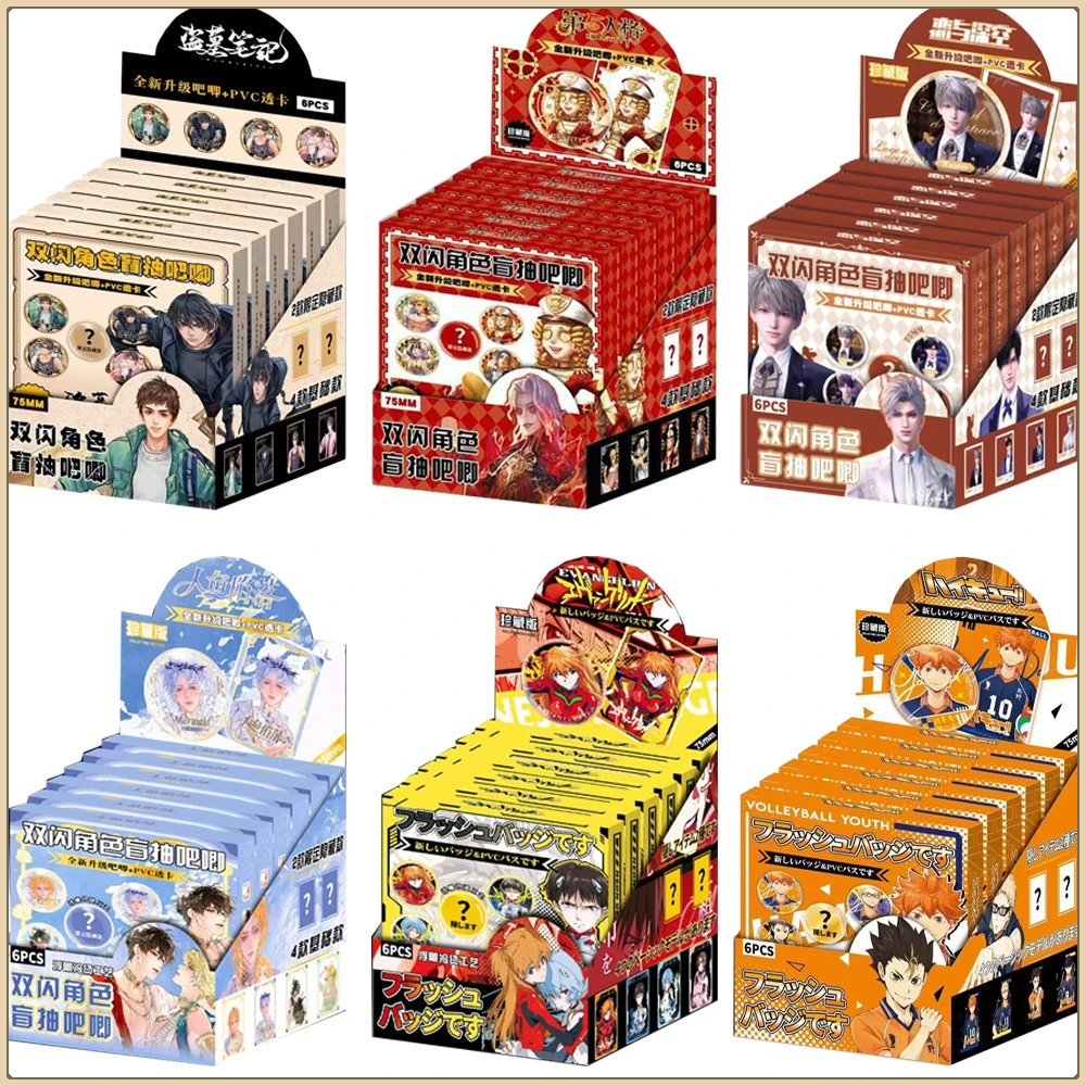 شخصيات أنيمي شعبية للغاية 75 مللي متر شارة فلاش مزدوجة دبابيس لطيفة للملابس والاكسسوارات هدايا عيد الميلاد للأطفال المبيعات الساخنة