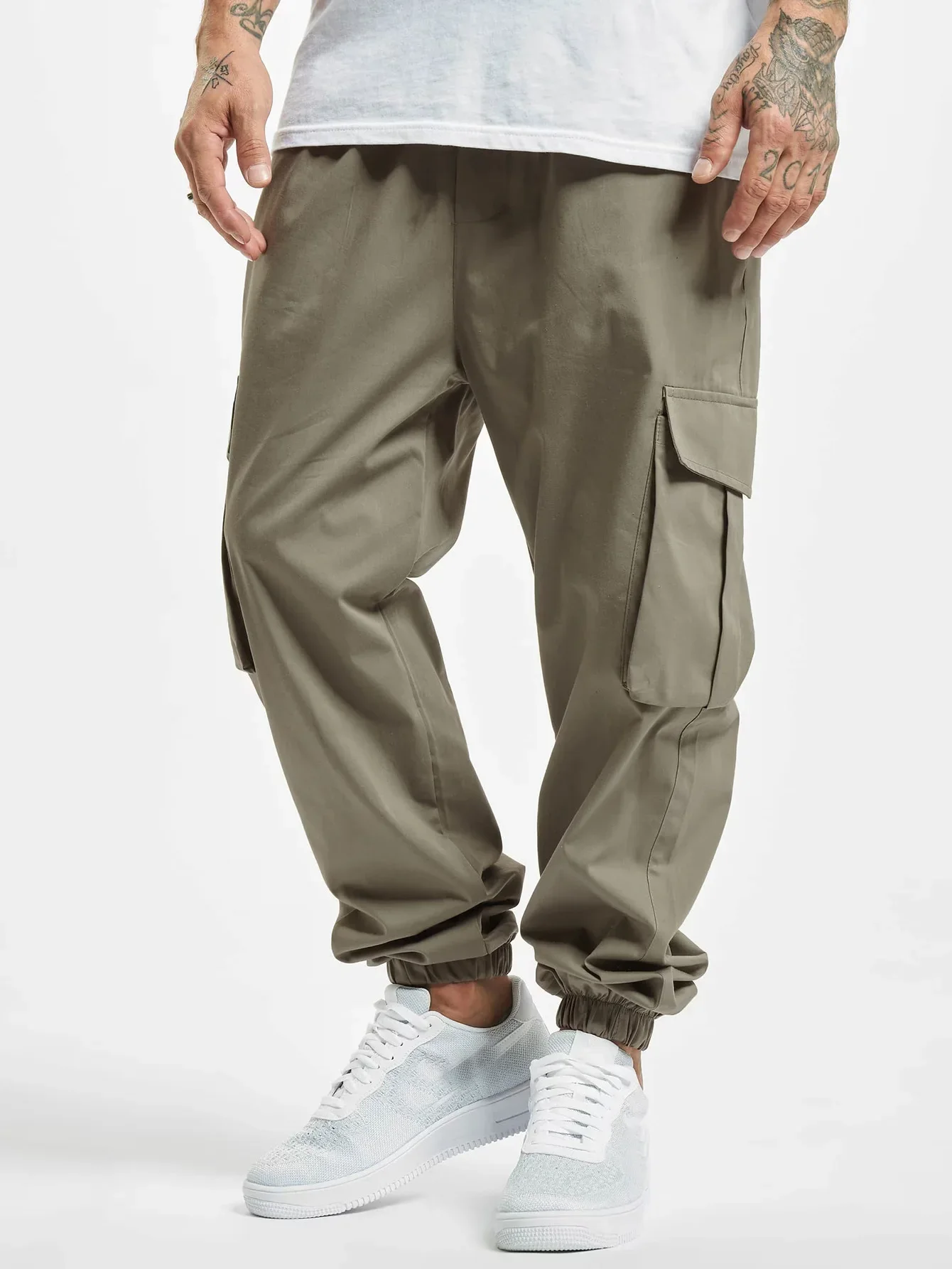 

Мужские новые весенне-осенние свободные рабочие брюки с несколькими карманами и шнурком, уличные потертые винтажные повседневные брюки в стиле хип-хоп