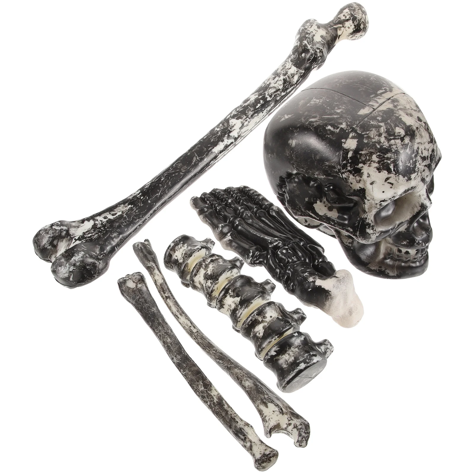 

6 шт. декоративные украшения скелеты поддельные искусственные реквизиты для моделирования ребенка