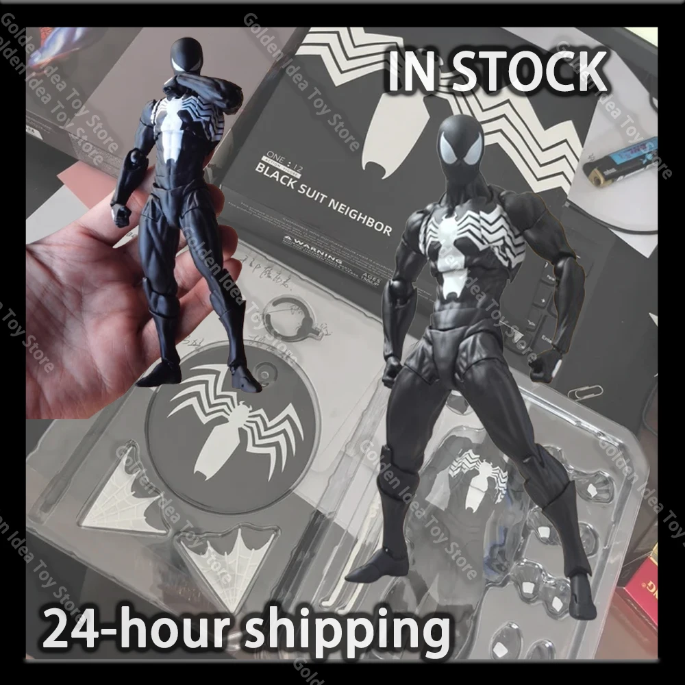 

Горячая в наличии MessToys Паук Фигурка Ct Toys Черный Красный Человек-Паук Фигурка Mess Toys Фигурка Аниме Статуя Модель Подарки