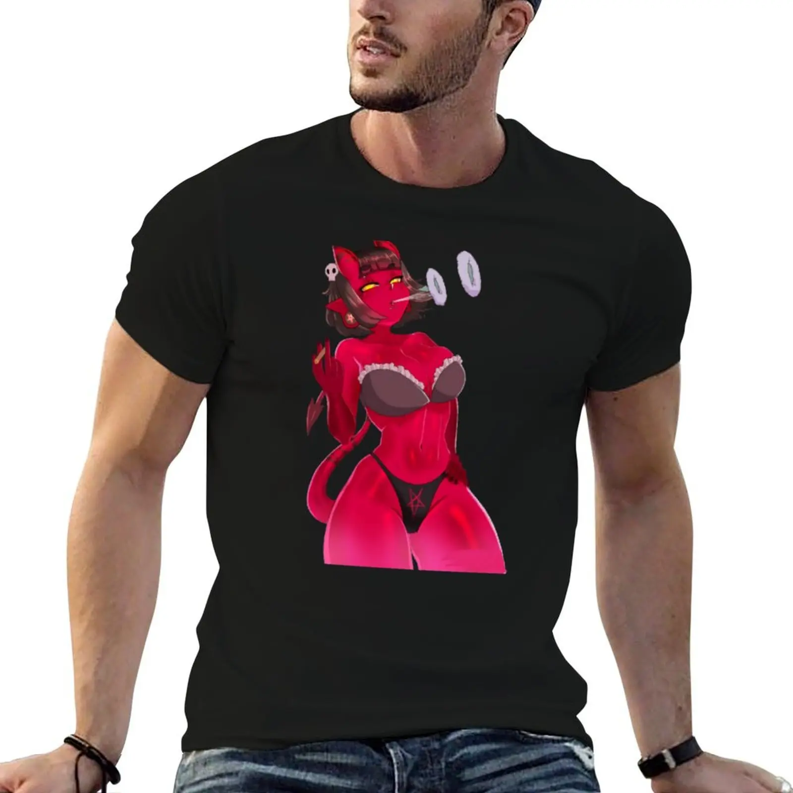 

t anime cotton shirts pack T-Shirt shirt Meru t The Succubus oversize