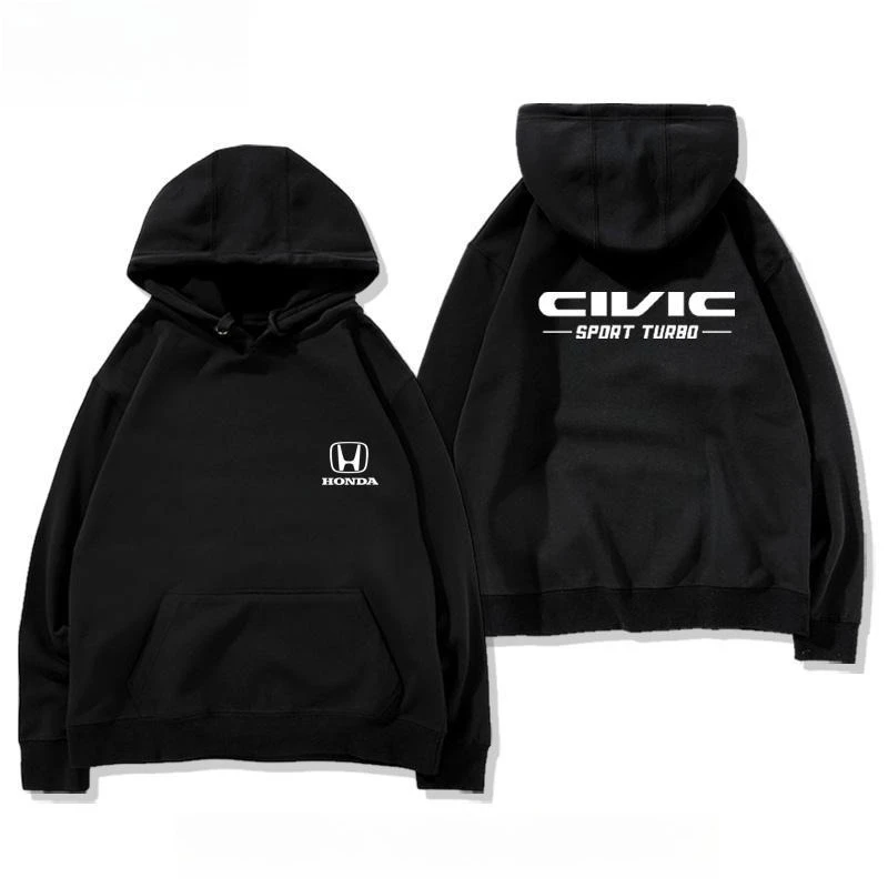 

Hot Honda 2025 New Men Civic Modification Culture JDM Auto Repair HONDA Hooded Sweater Jacket Men's and Women's Fashion Casual