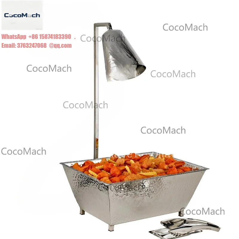Hammered Luxury Stainless Steel Buffet Food Warmer Set Hot Display Pan Catering Cooking Utensils Chafing Dish for Restaurant