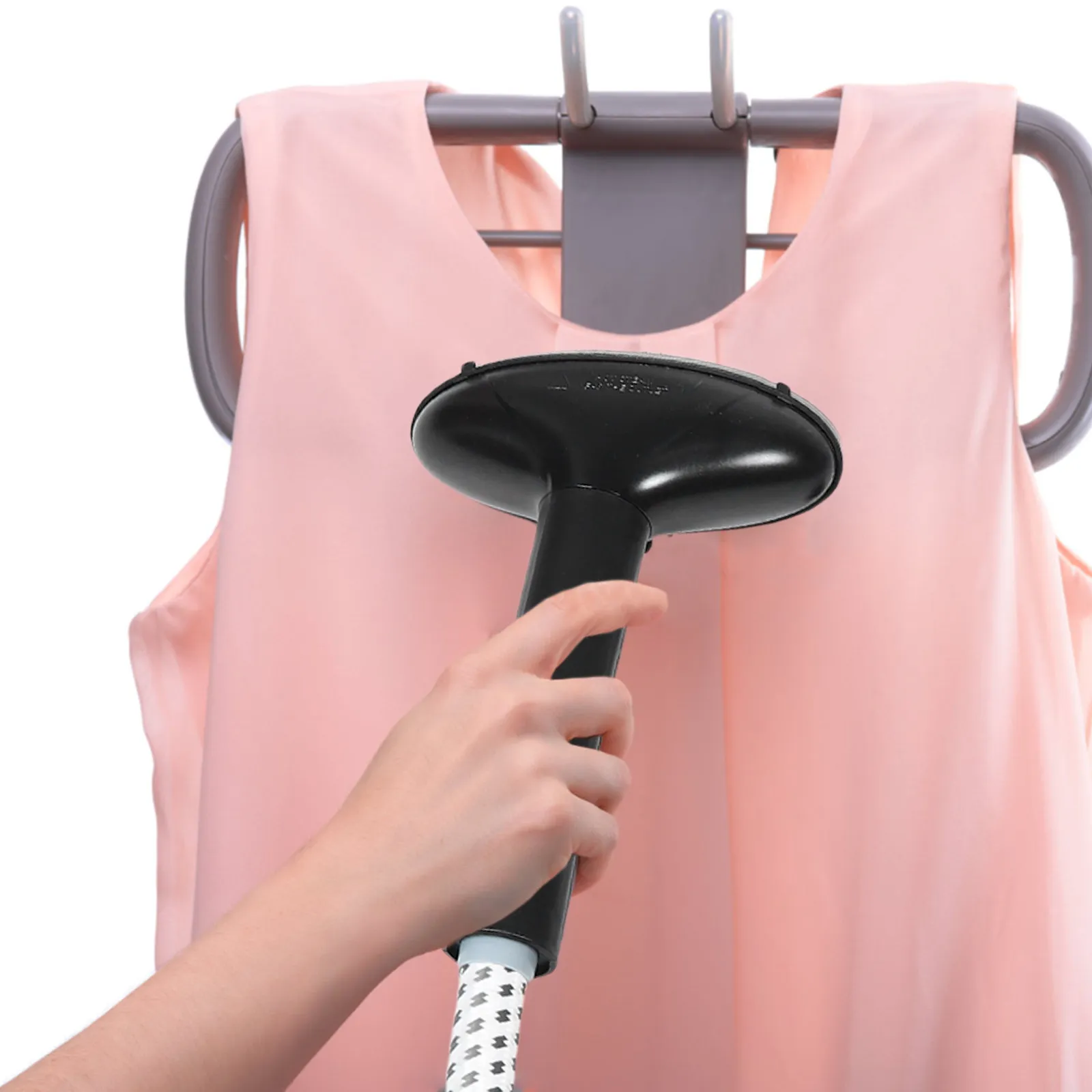 Garment Steamer Replacement Parts Steam Hose with Metal Tip Brush Attachment Duct for Smooth Ironing All Fabric