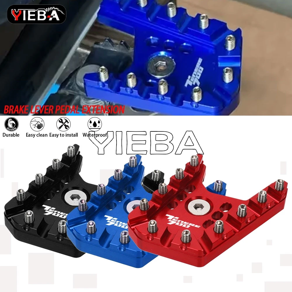 

2025 Tenere 700 Brake Lever Extension Pedal Pedals Extender FOR YAMAHA TENERE XTZ 700 T700 Moto 2019-2024 t700 2023 2022 2021