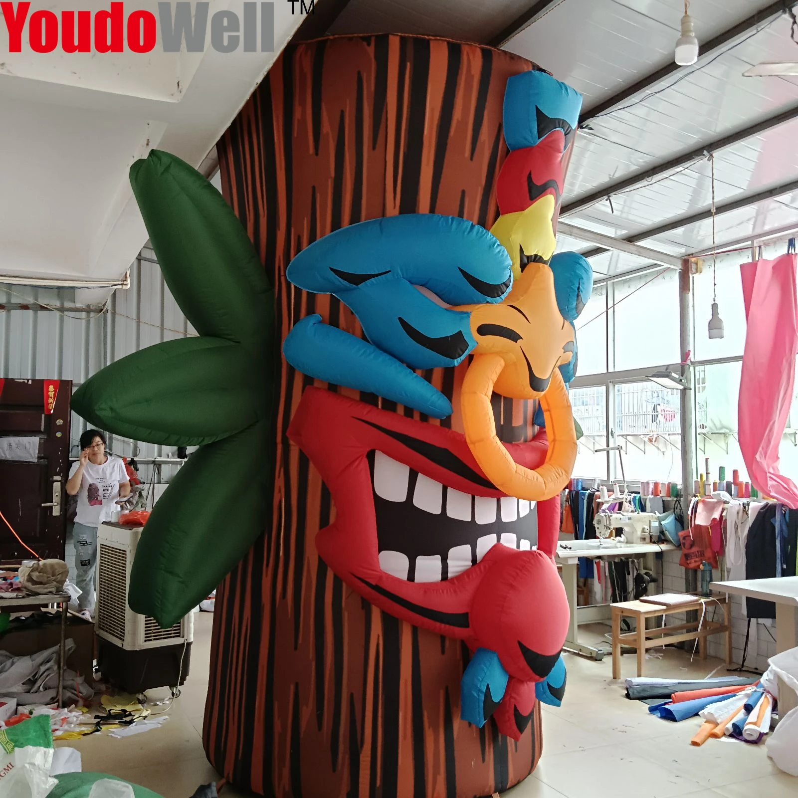 3m inflatable tree stump, inflatable plant, advertising campaign