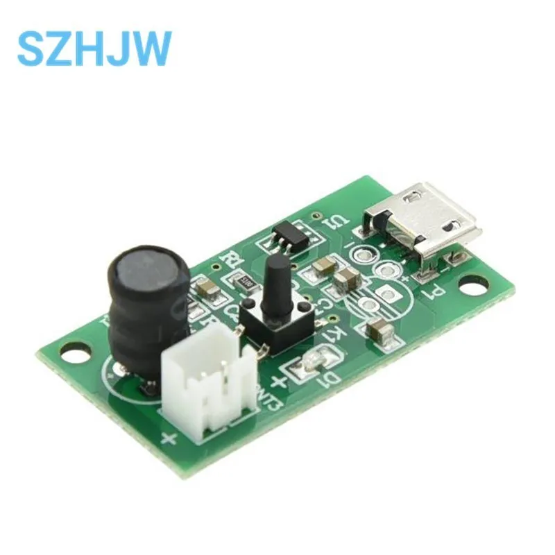 1-10 قطعة USB المرطب رذاذ وحدة 5 فولت بالموجات فوق الصوتية البخاخة مبيد عدة مع لوحة للقيادة DIY بها بنفسك ضباب صانع حاضنة مصنع