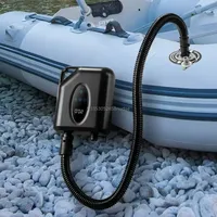 Portable Paddle Board Pump with 6 Nozzles Digital Display 20PSI Electric SUP Pump Auto-Off Deflation Air Compressor Inflatable S