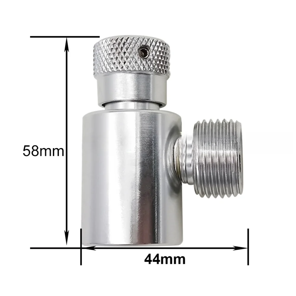 Small Cylinder Quick Connector W21.8-14 Aluminum for Soda Machines For Beer Keg Systems and Aquarium Air Pumps