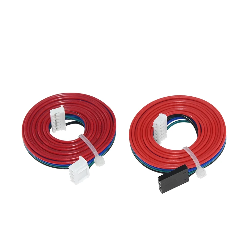 1M DuPont line two-phase XH2.54 4pin to 6pin Terminal Motor Connector cables for Nema 42 Stepper Motor