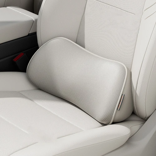 Imagen 2 del producto Almohada para espalda baja, asiento de coche suave, soporte Lumbar, cojín trasero antideslizante para conducción de larga distancia, silla de coche, silla de ruedas