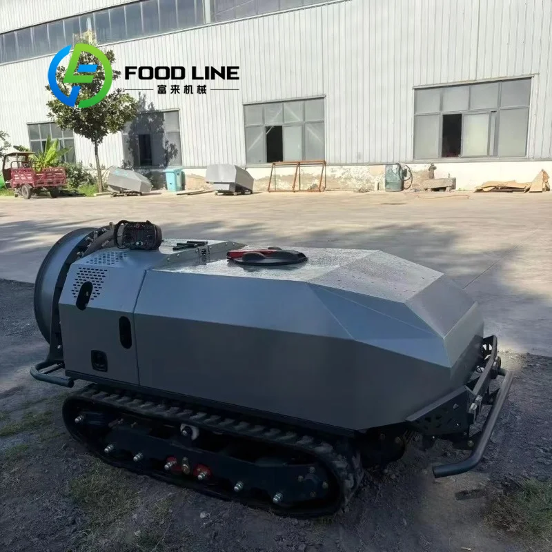 Remote Control Crawler Sprayer Variable Speed Track Chassis Spraying Equipment For Different Crop Height Spraying Operation