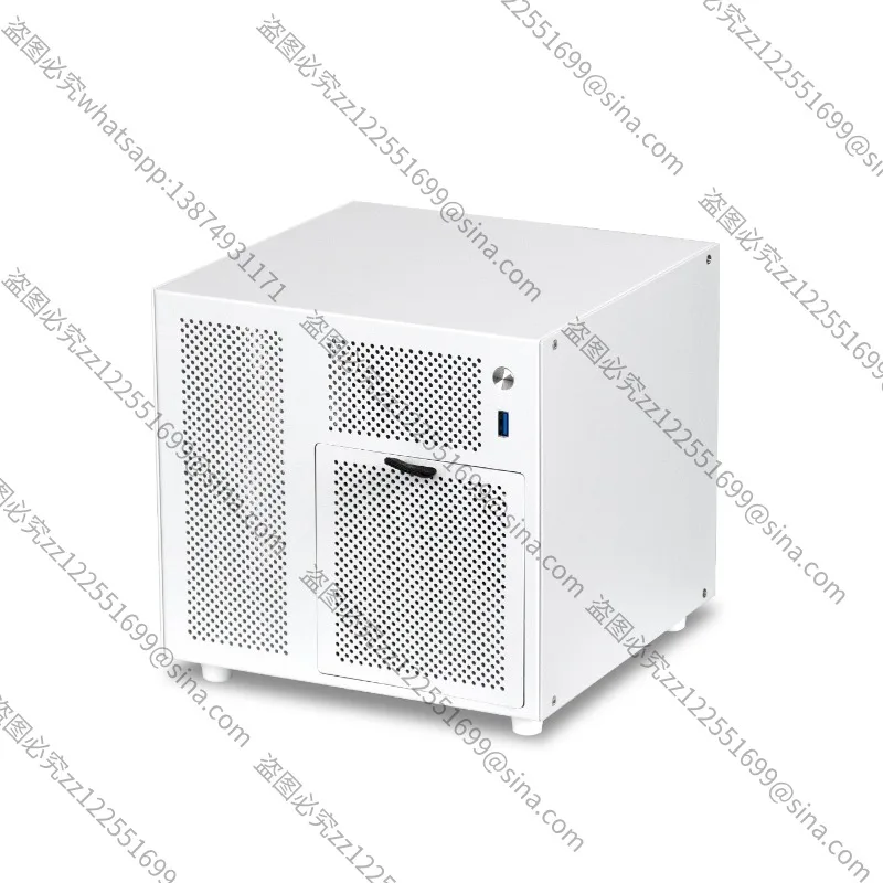 For Ursa Minor 4-disk NAS Chassis SFX Power Supply ITX Main Board Flying Cow Black Group Home Storage Server Small Chassis
