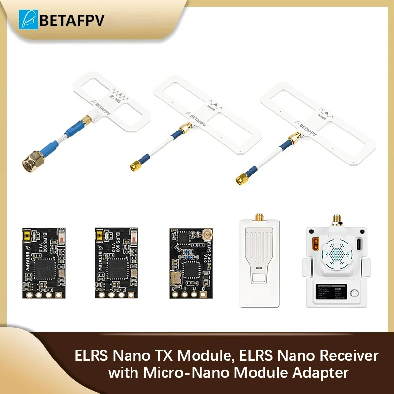 

BETAFPV ELRS Nano TX Module ELRS Nano Receiver 2.4G 915MHz 868MHz Micro-Nano Module Adapter IN STOCK