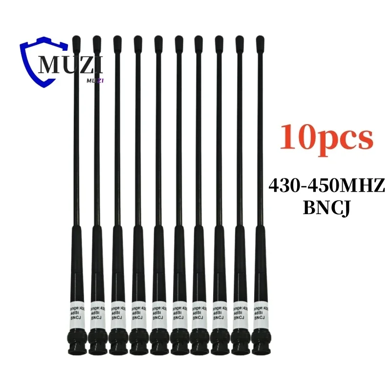 10pcs Whip Antenna 430-450MHZ BNC Port 4dbi For Top-con For Sokk-ia For South Trimble All Brands Surveying GPS RTK Total Station