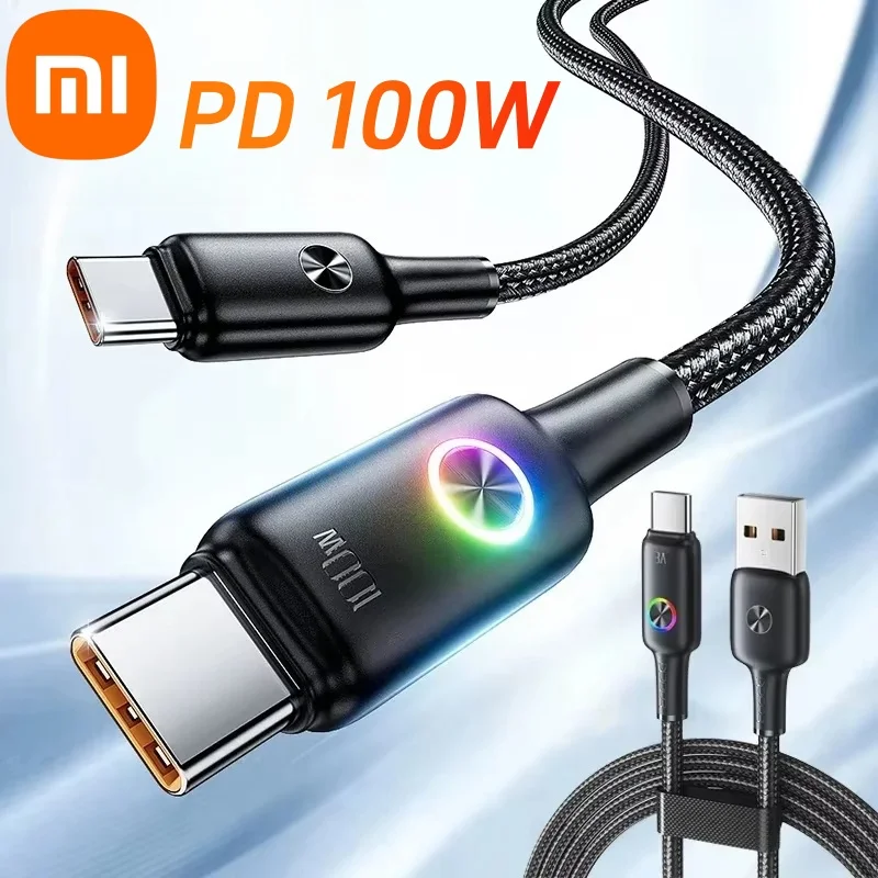 Xiaomi New Data Cable USB C To C PD 100W Fast Charging Cable USB A To C Data Cable Waterproof Suitable For IPhone Samsung Huawei