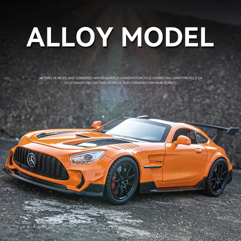 

1:22 Benz GTR Alloy Model Car Toy Diecasts Casting Sound and Light Car Toys Vehicle