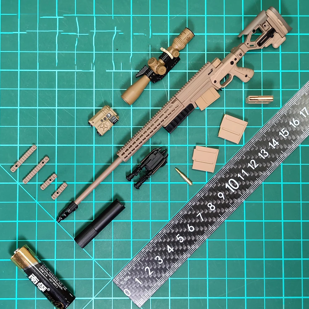 1/6 EASY&SIMPLE ES 26065RA US. Poupée soldat CAG, armes principales, Sniper SRL, matériau PVC non réel, environ 15-20 CM pour poupée d'action de 12 pouces
