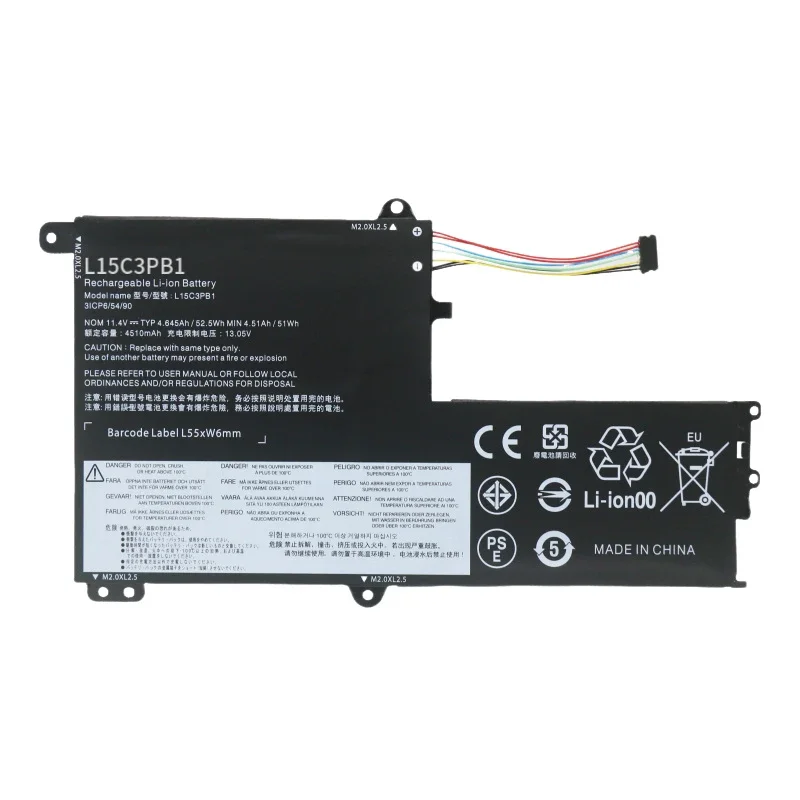 

Аккумулятор L15C3PB1 для ноутбука Lenovo IdeaPad, 11,4 в, Вт/ч, l15m3pb0 330s-14ikk 330s-15ikk 330s-15arr l15l3pb1