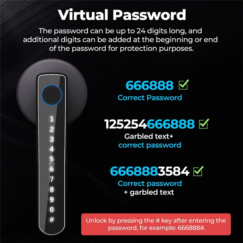 

B29C-Door Knob Fingerprint Door Lock Smart Bluetooth Door Lock Biometric Keyless Entry Door Lock With Handle