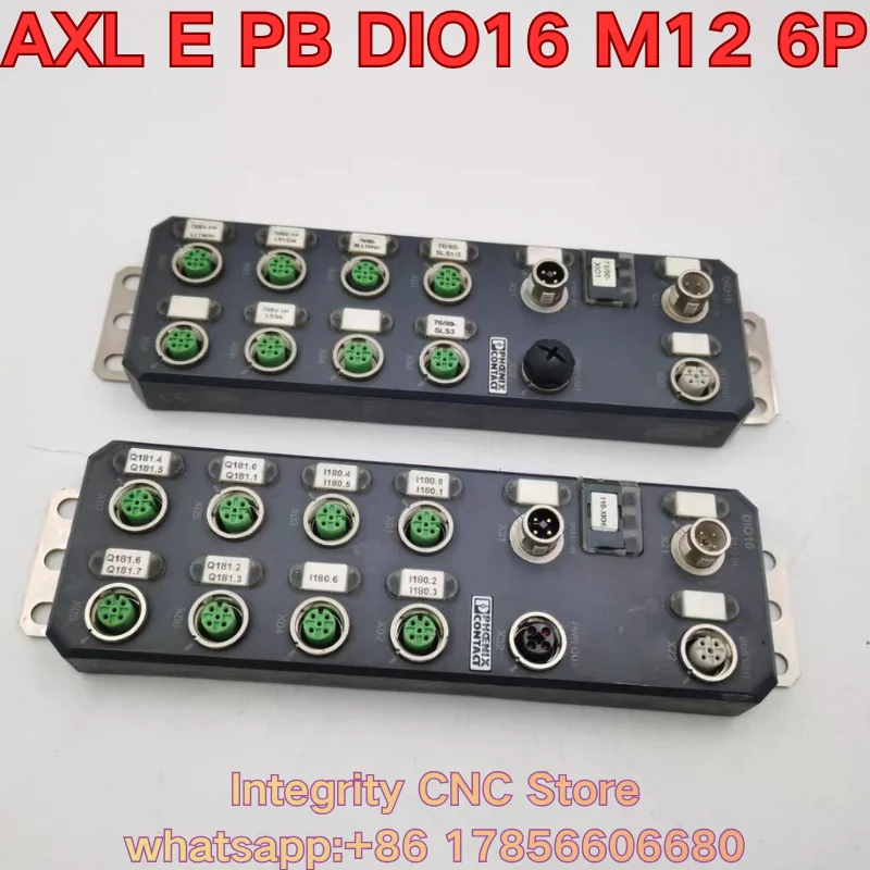 Second-hand AXL E PB DIO16 M12 6P breakout module 2701499 function test is normal Latest Prices as of August 2026