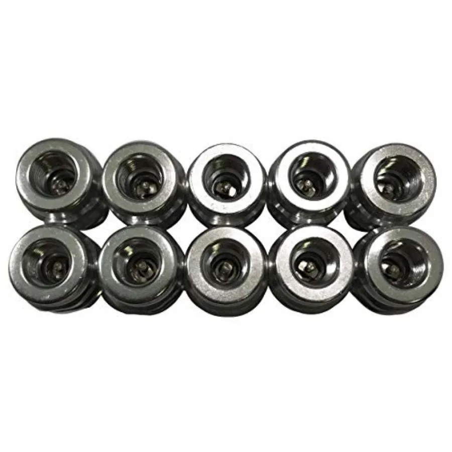 

OE Style M2 x.5 High Side Port Adapter R-34a A/C Service Schrader Valve Primary Seal Fitting W/Replaceable Valve Cores - Made i