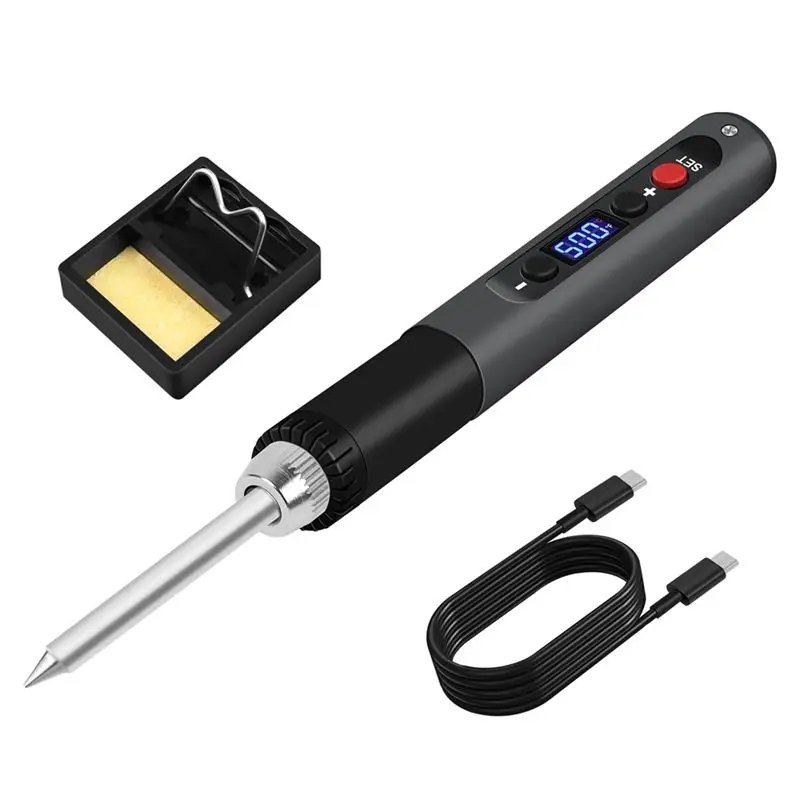 AFOURT-Internal Heat Type 65W Intelligent Digital Display Soldering Iron 180-500℃ Soldering Pen Soldering Repair Tool Artifact