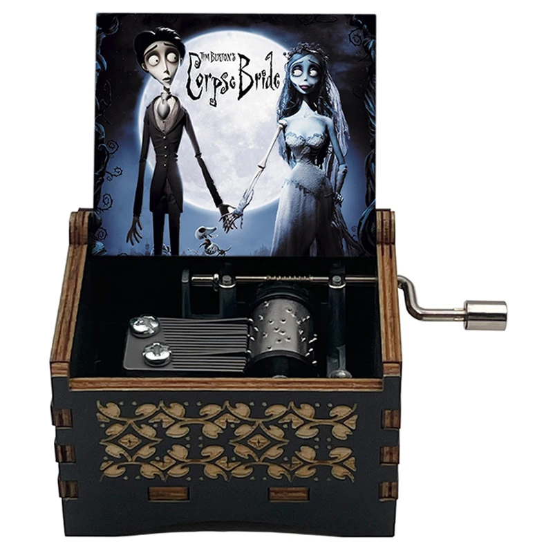 Corpse Bride Theme Song《Victor's Piano Solo》Wooden Music Box Desk Ornament Holiday Birthday Party Gift For Friends